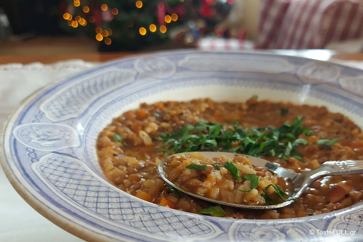 Φακές με ρύζι