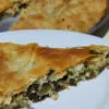 Πίτα με φρέσκα κρεμμυδόφυλλα